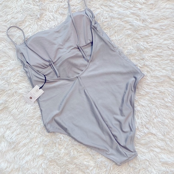 Nwt Sand & Shore silver swimming suit One Piece - Picture 2 of 8